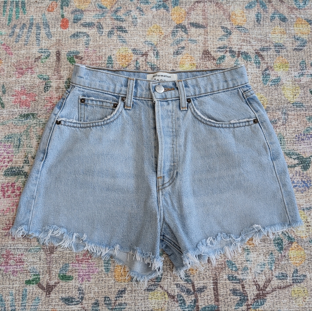 Reformation Dixie High Rise Jean Short